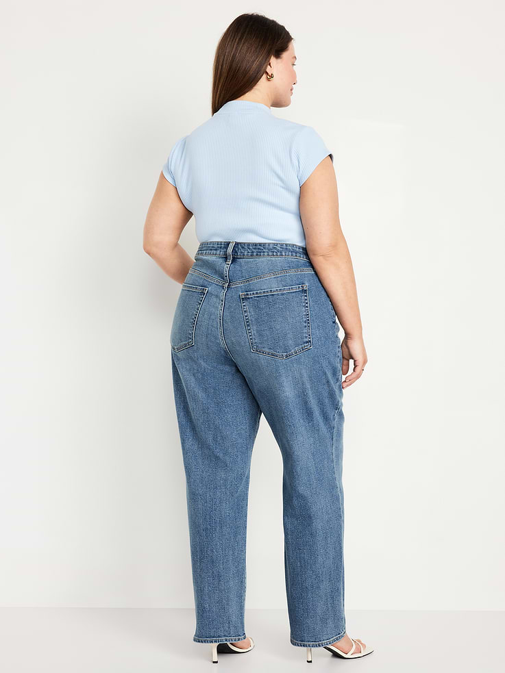 Image number 7 showing, Curvy High-Waisted OG Loose Jeans