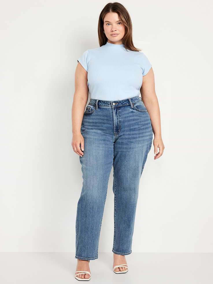 Image number 6 showing, Curvy High-Waisted OG Loose Jeans