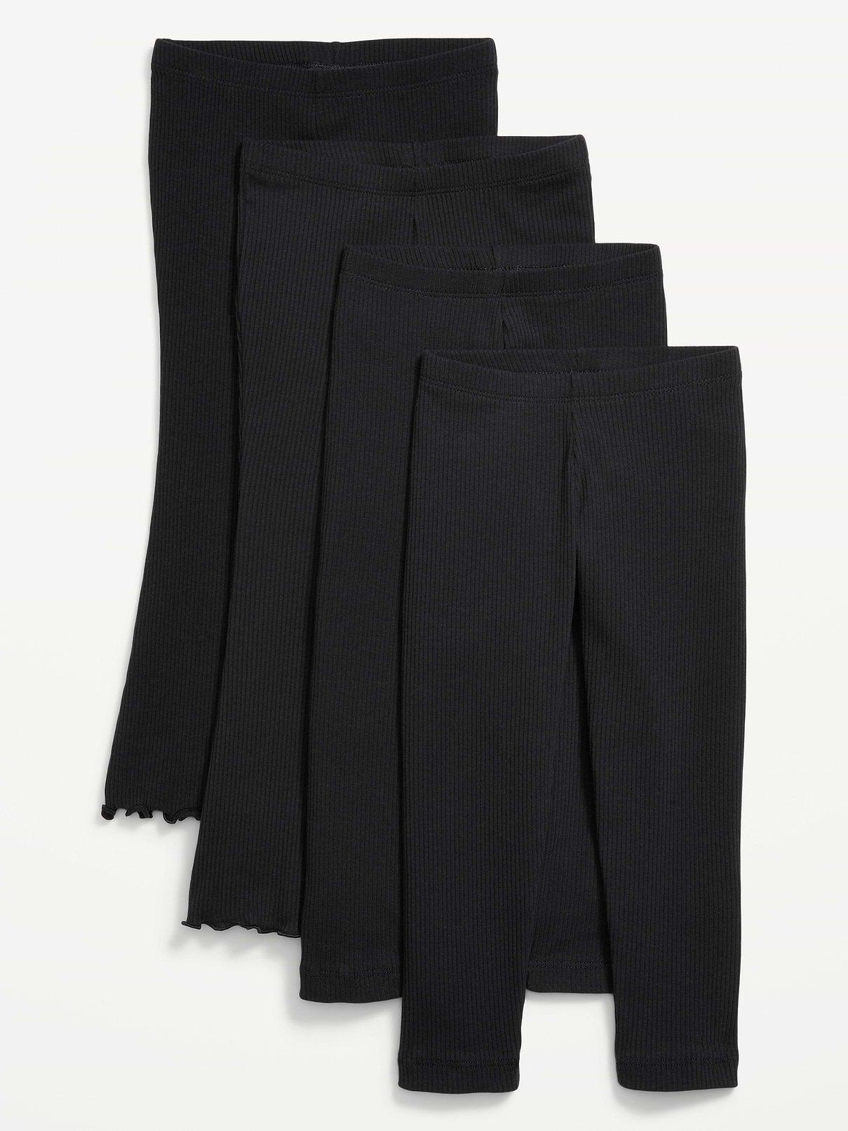 Image number 1 showing, Ribbed Flare-Leg and Leggings 4-Pack for Toddler Girls