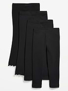 Image number 1 showing, Ribbed Flare-Leg and Leggings 4-Pack for Toddler Girls
