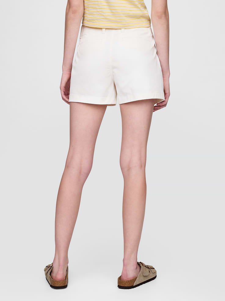 Image 4 of 8, 4" Downtown Khaki Shorts