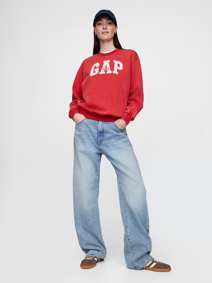 Image number 2 showing, VintageSoft Gap Logo Tunic Sweatshirt