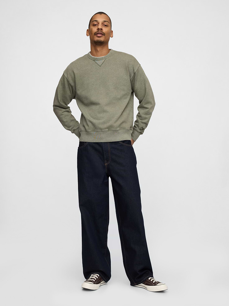 Image 2 of 5, Heavyweight French Terry Oversized Sweatshirt