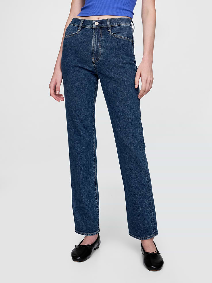 Image number 2 showing, High Rise '90s Slim Straight Jeans