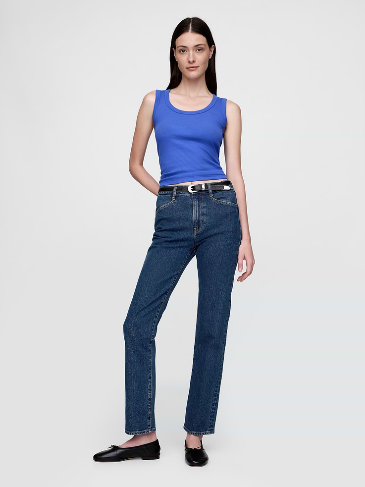 Image number 1 showing, High Rise '90s Slim Straight Jeans