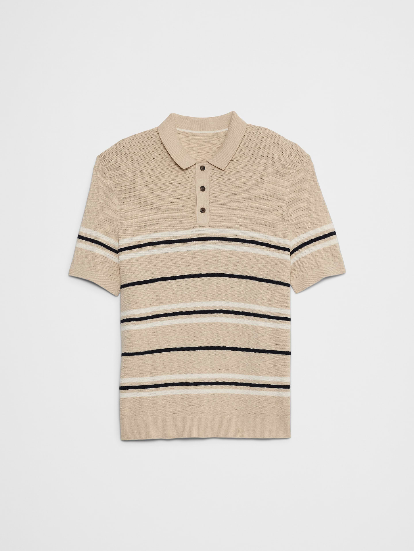 Image number 4 showing, Textured Striped Sweater Polo