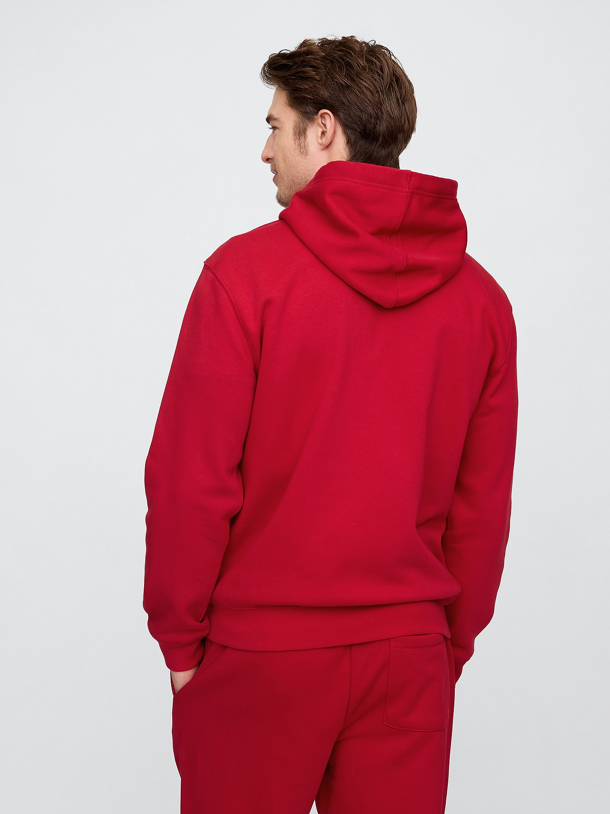 Relaxed Gap Logo Zip Hoodie | Gap Factory