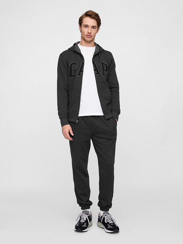 Relaxed Gap Logo Zip Hoodie