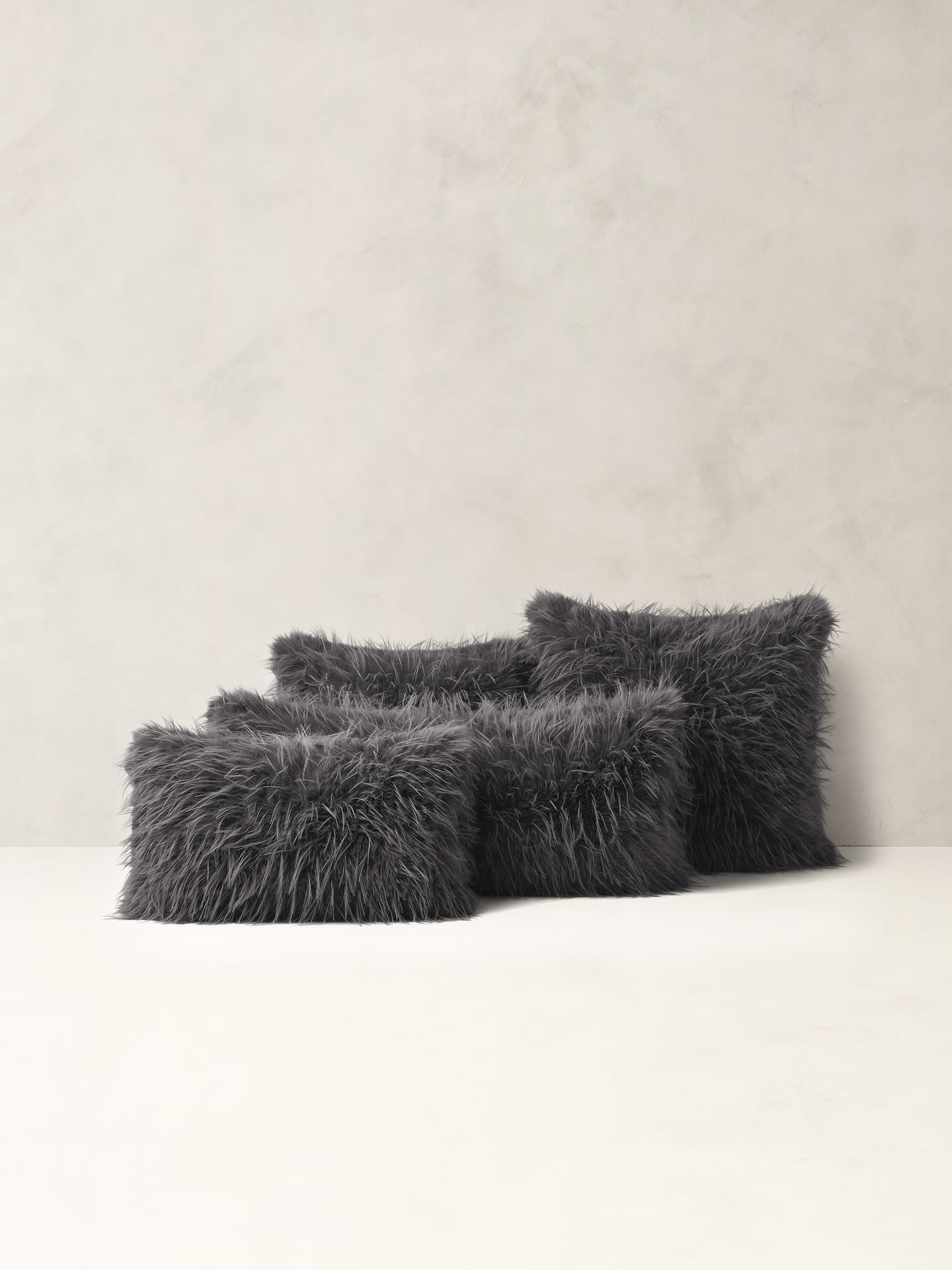 Image number 1 showing, Tipped Faux Fur Pillow