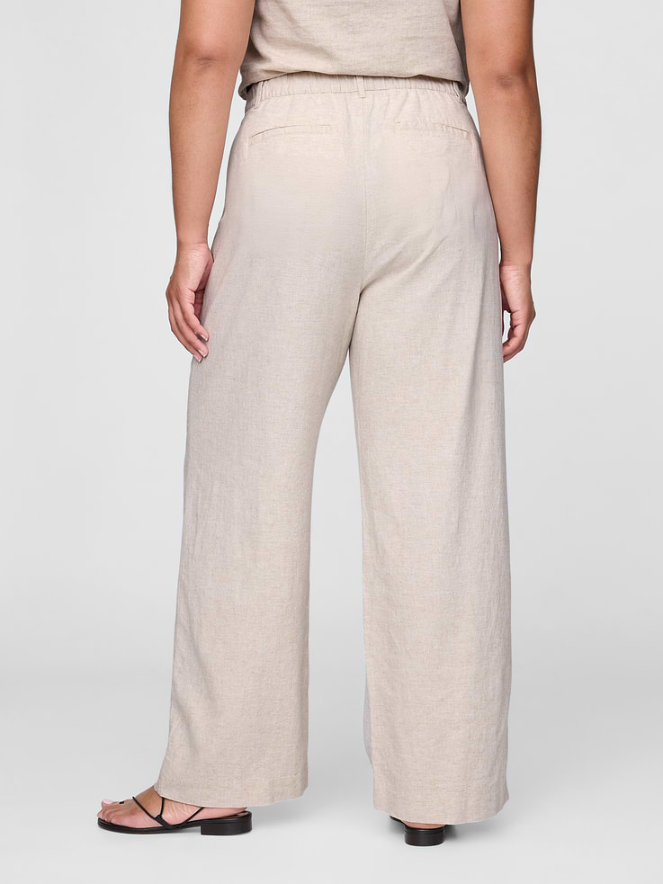 Image number 6 showing, 365 High Rise Linen-Blend Trousers