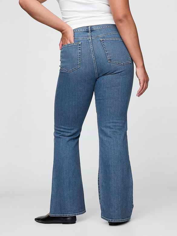 High Rise '70s Flare Jeans