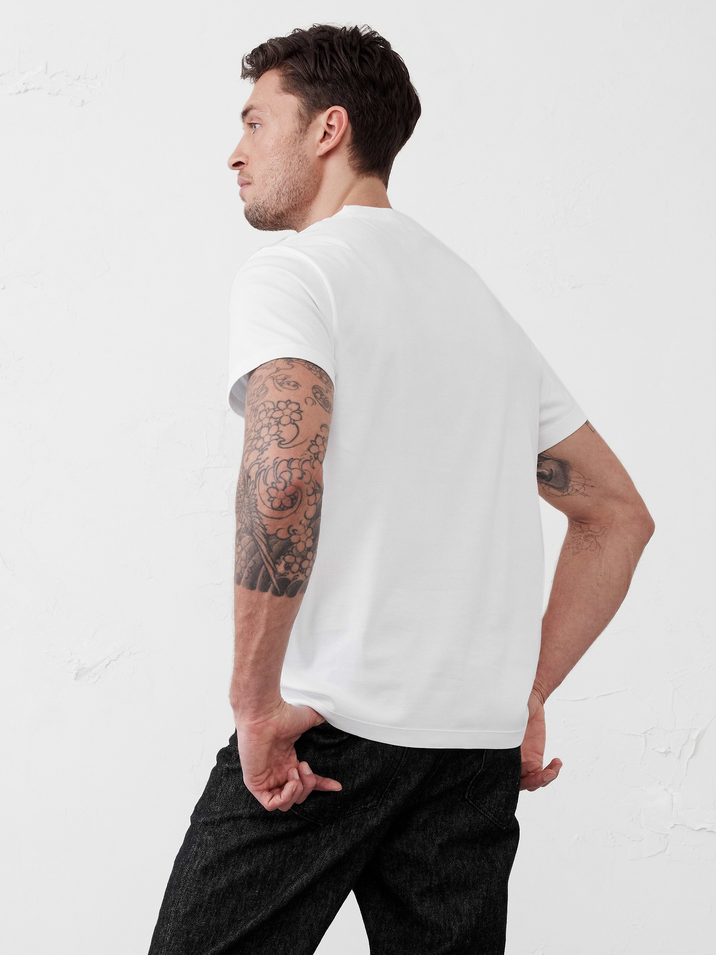 Image number 5 showing, Luxe Touch V-Neck T-Shirt