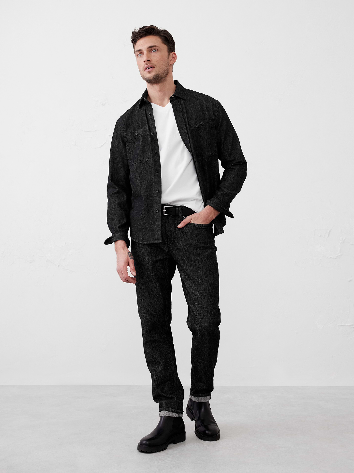 Image number 6 showing, Luxe Touch V-Neck T-Shirt
