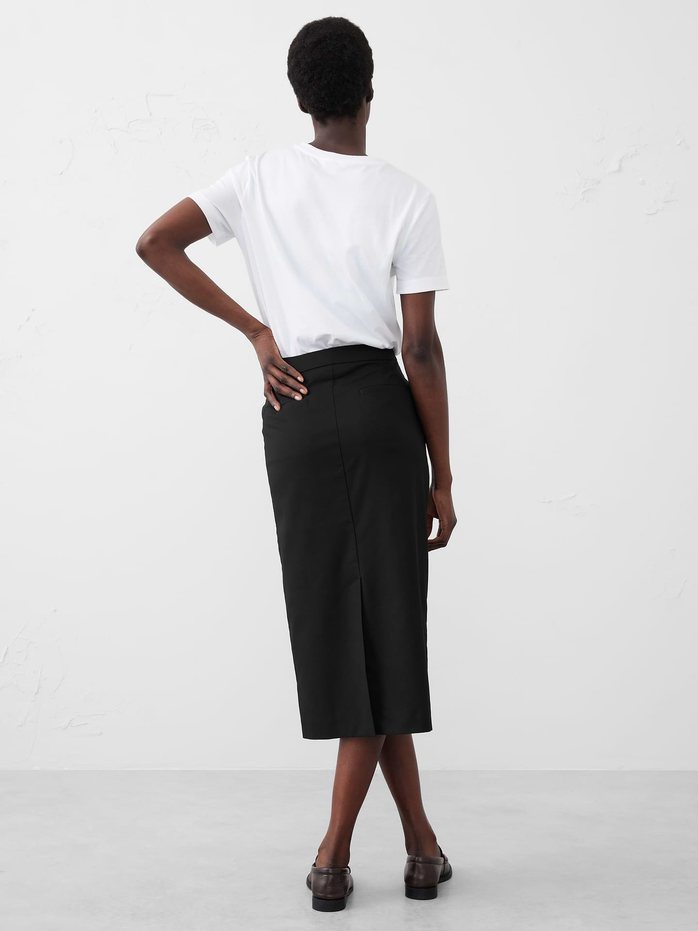Image number 2 showing, Tailored Midi Skirt