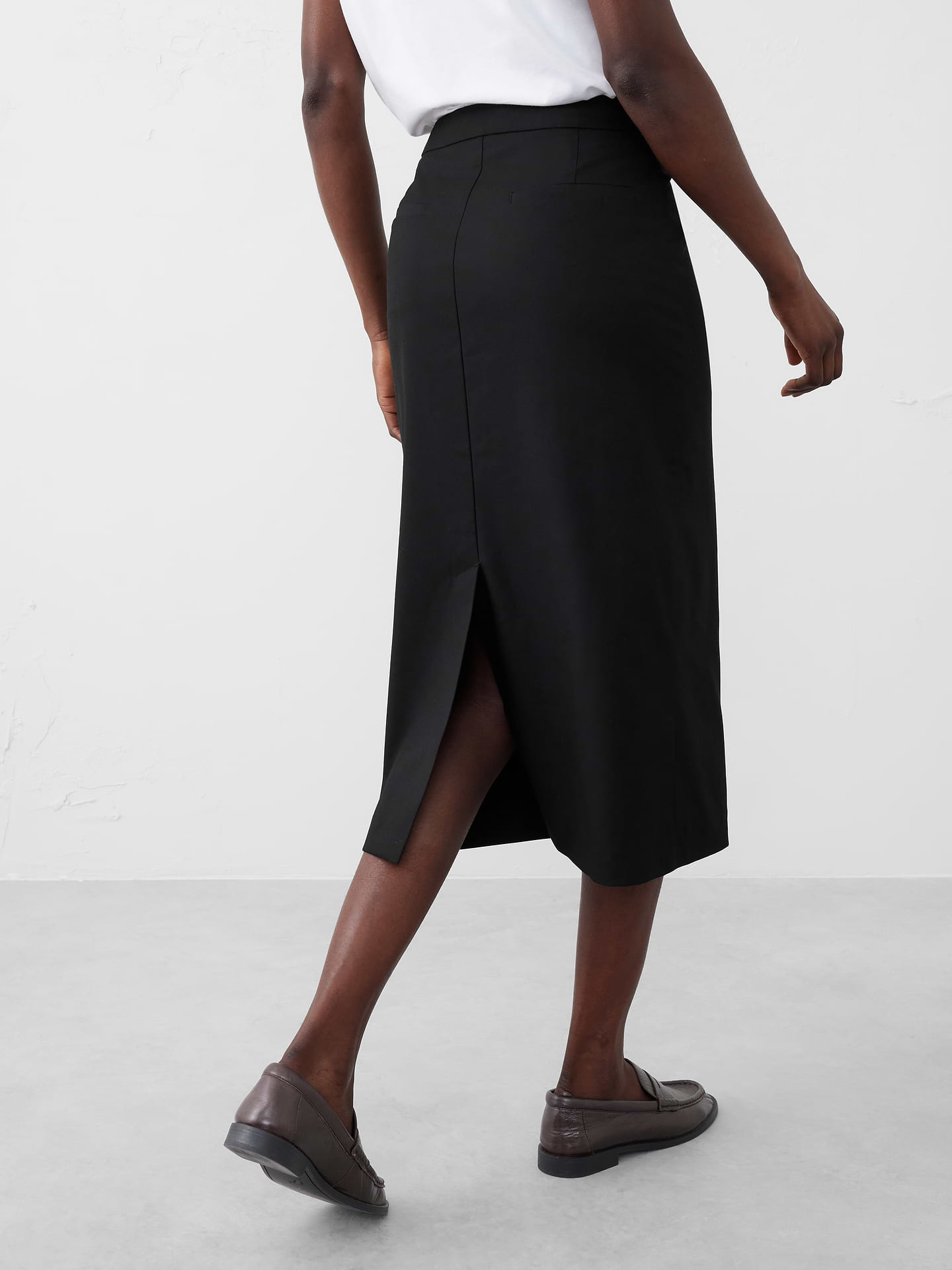 Image number 3 showing, Tailored Midi Skirt