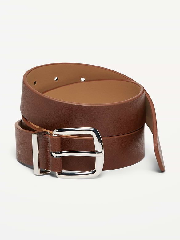 Ceinture classique en similicuir