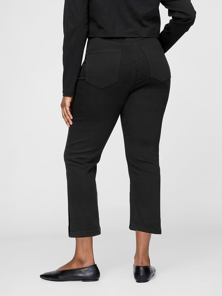 Image number 6 showing, High Rise Cropped Capri Jeans