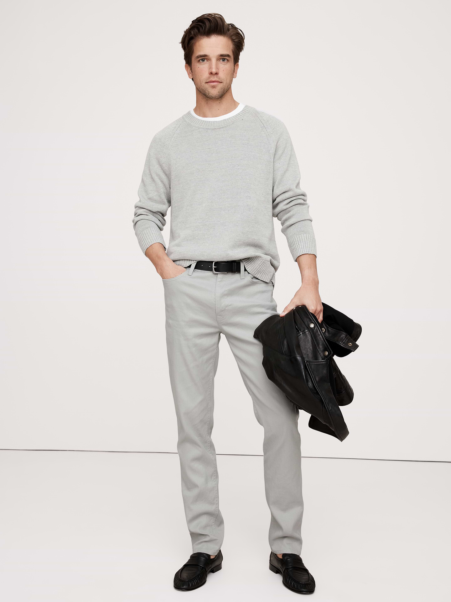 Image number 1 showing, Slim Linen-Cotton Traveler Pant