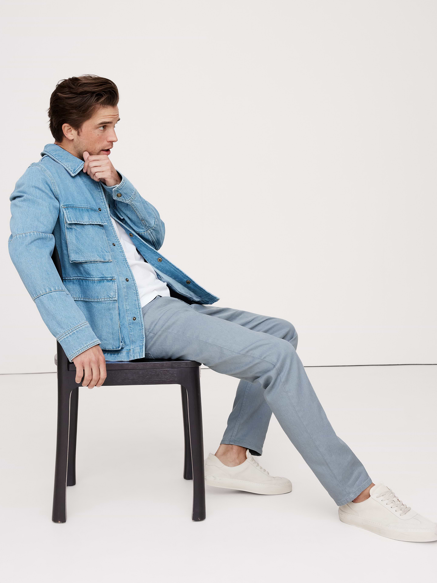 Image number 7 showing, Slim Linen-Cotton Traveler Pant