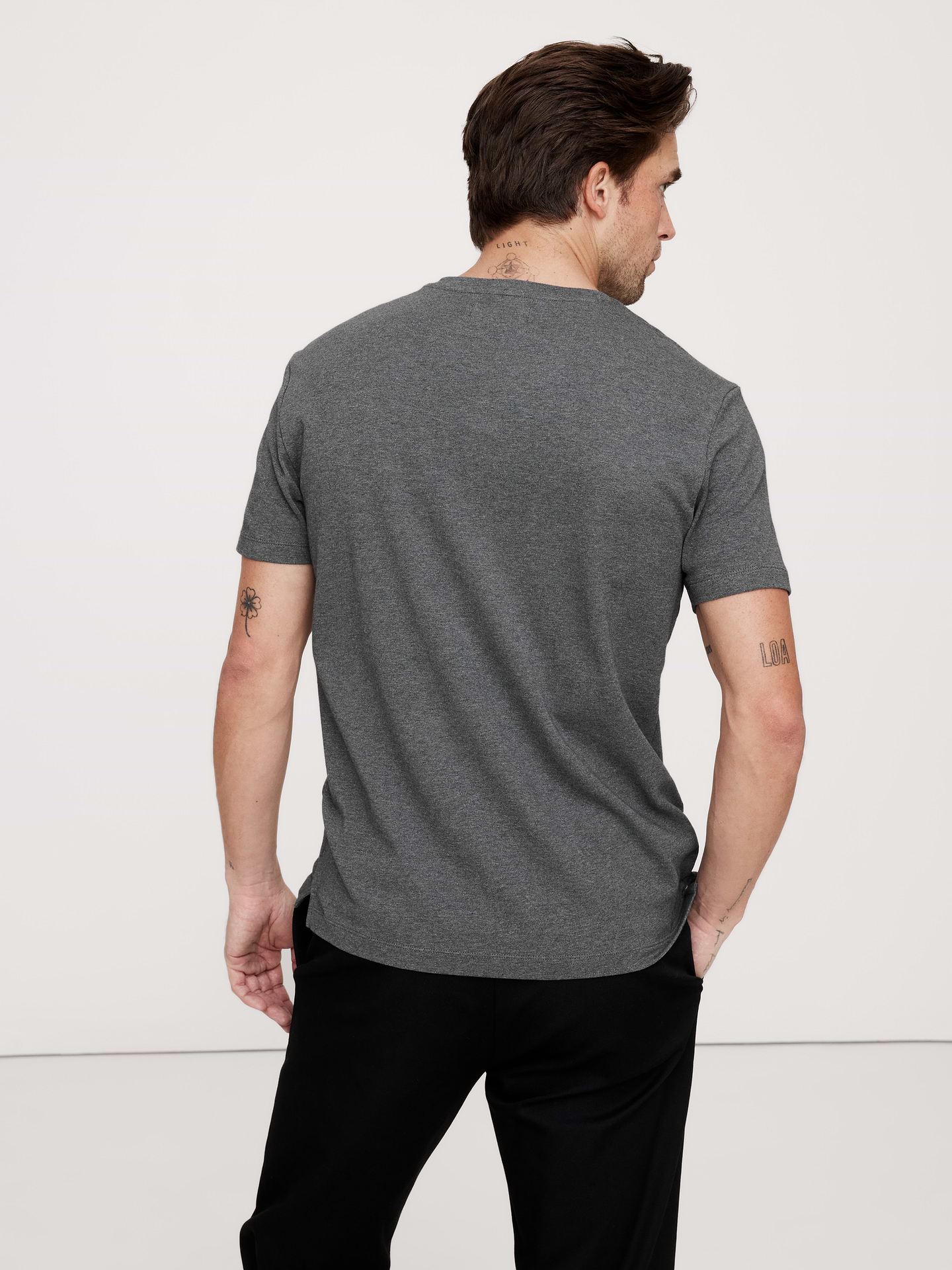 Image number 3 showing, Luxury-Touch V-Neck T-Shirt
