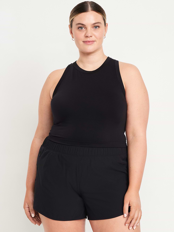 L'image numéro 7 présente Camisole courte ajustée Fluidité sans coutures