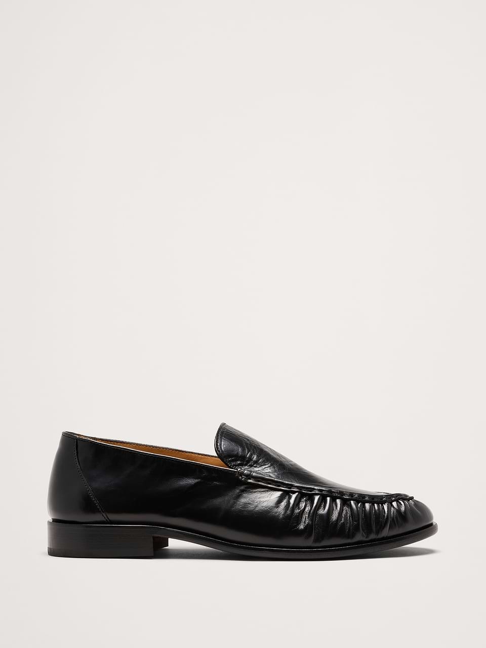 ET Wright‎ Mens Black Leather Moc Toe Loafers Made in Italy 80260 Size 14 D ET Wright Mens Black Leather Moc Toe Loafers Made in Italy  main image 3