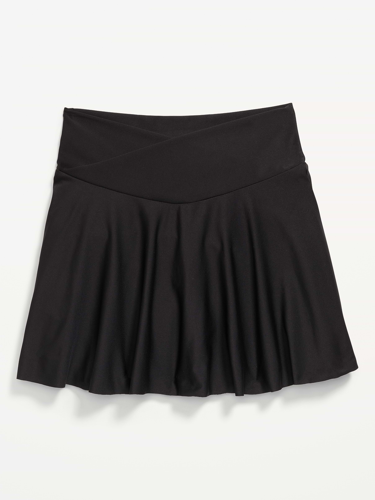 Image 5 of 6, High-Waisted Crossover PowerSoft Skort for Girls