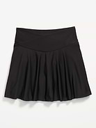 Image 5 of 6, High-Waisted Crossover PowerSoft Skort for Girls