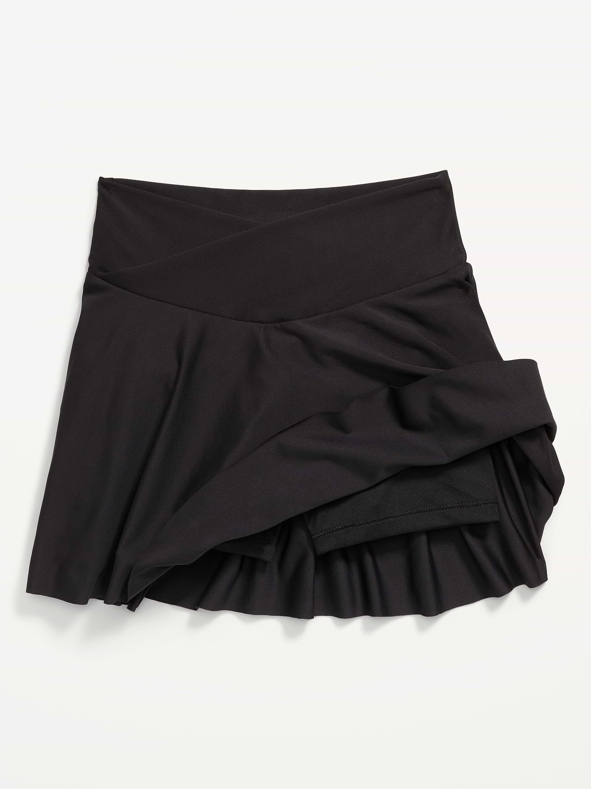 Image 6 of 6, High-Waisted Crossover PowerSoft Skort for Girls
