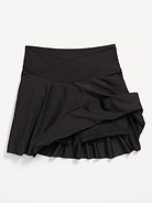 Image 6 of 6, High-Waisted Crossover PowerSoft Skort for Girls