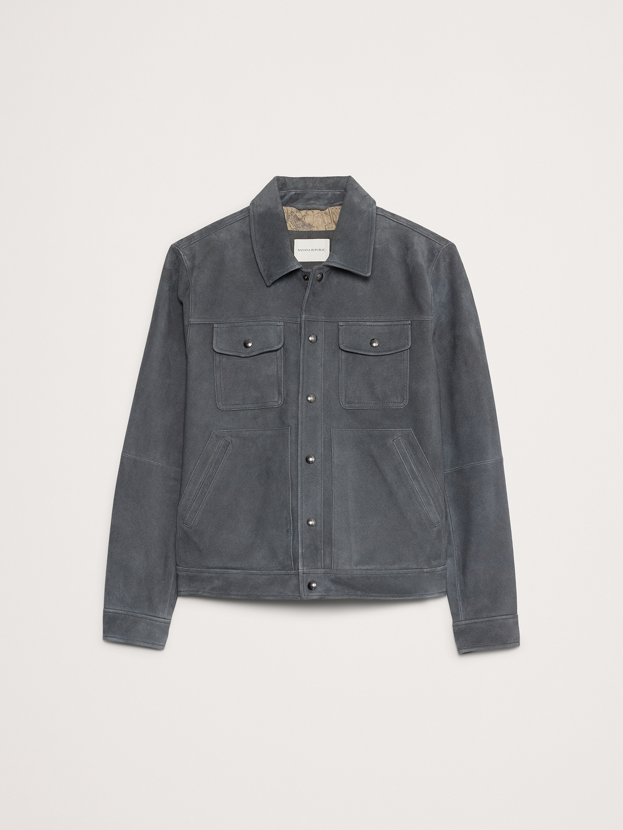 Suede Trucker Jacket | Banana Republic