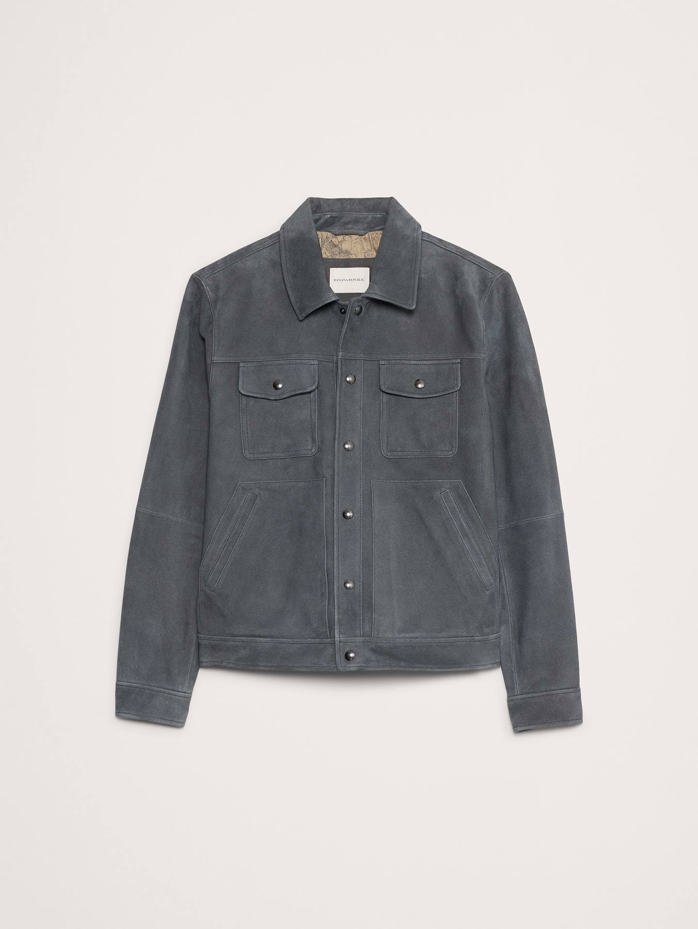 Image number 4 showing, Suede Trucker Jacket