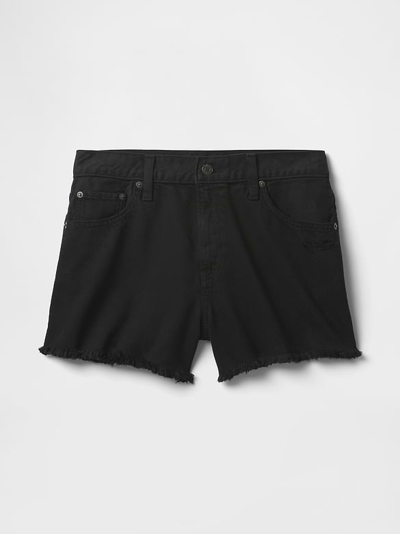 4" Mid Rise UltraSoft Relaxed Cutoff Shorts