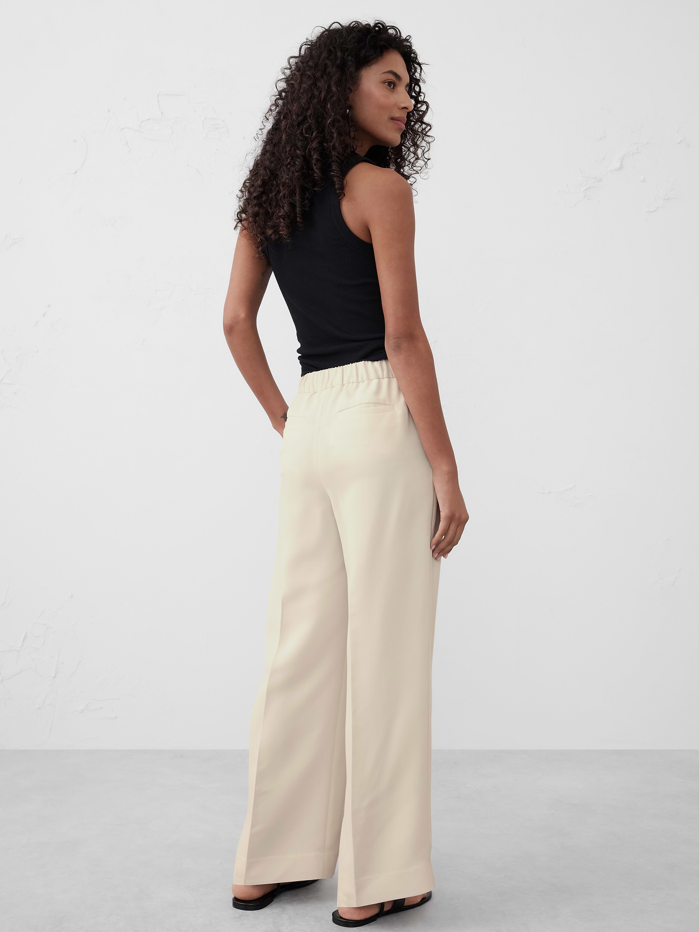Image number 2 showing, Hayden Crepe Wide-Leg Pant