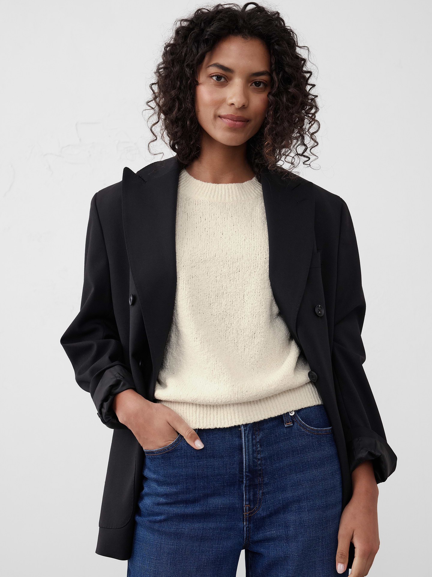Image number 3 showing, Bouclé Pullover Sweater