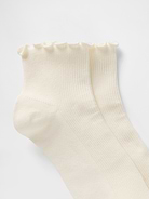 Image 2 of 2, Ribbed Ruffle Socks