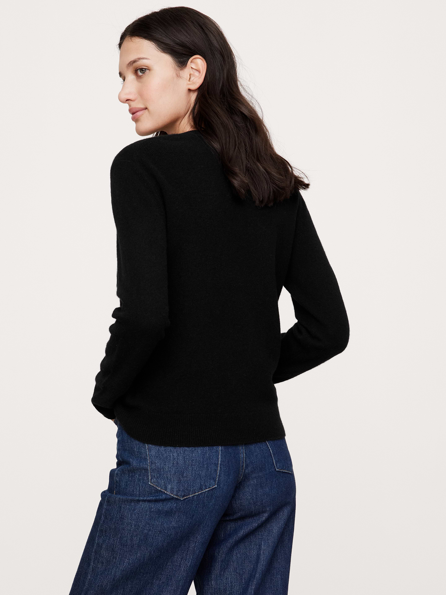 Image number 2 showing, Lightweight Cashmere Crew-Neck Sweater