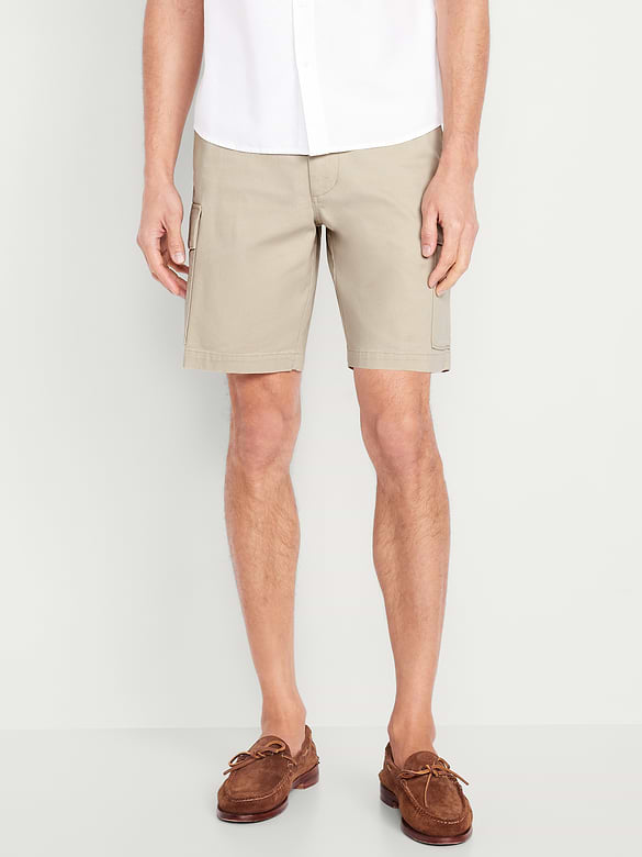 Lived-In Cargo Shorts -- 9-inch inseam
