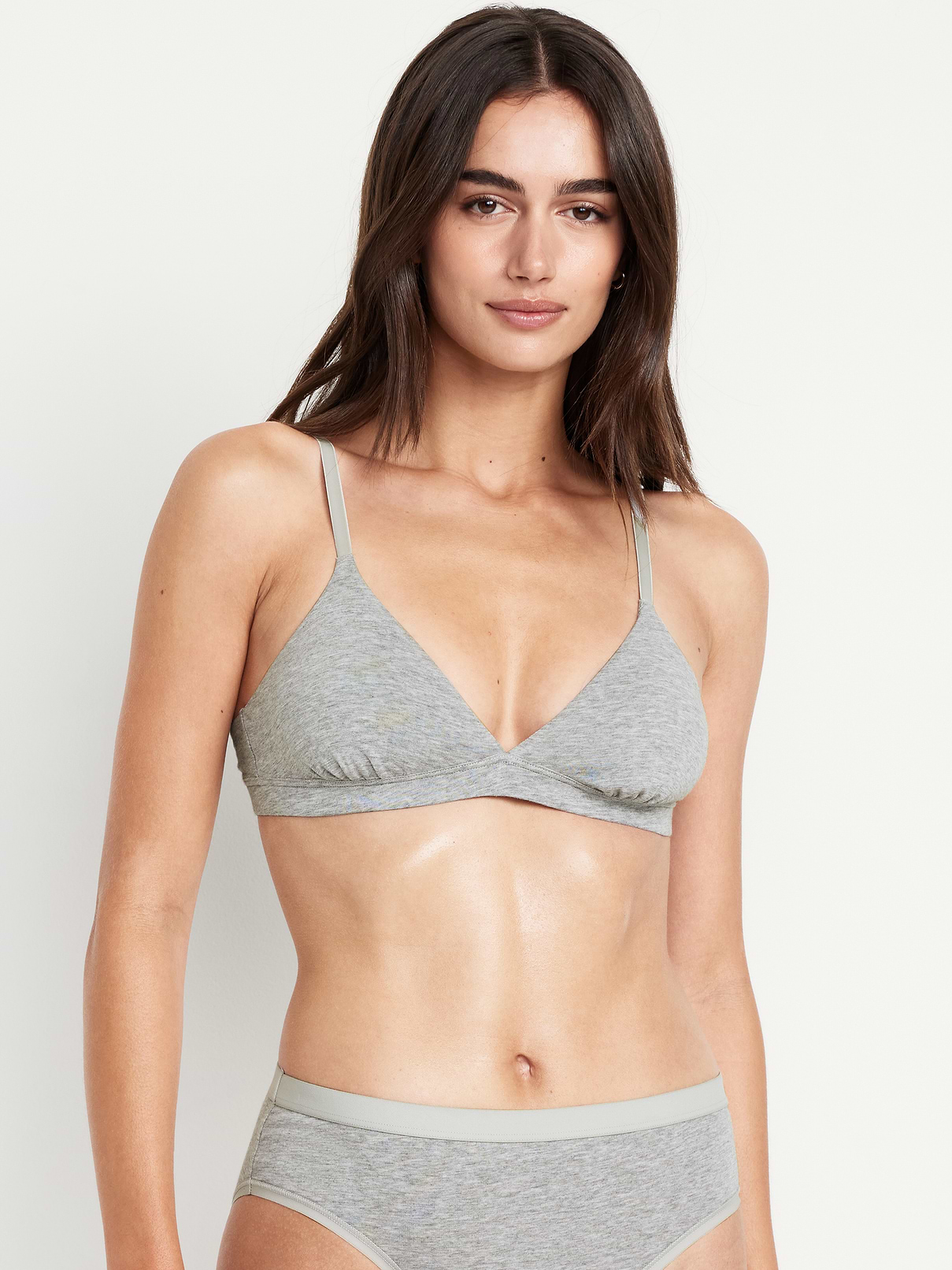 Image number 1 showing, Everyday Cotton Triangle Bralette