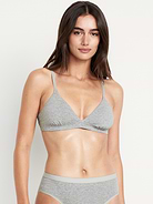 Image number 1 showing, Everyday Cotton Triangle Bralette