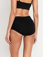 Image number 3 showing, High-Waisted Everyday Brief Cotton Underwear 6-Pack