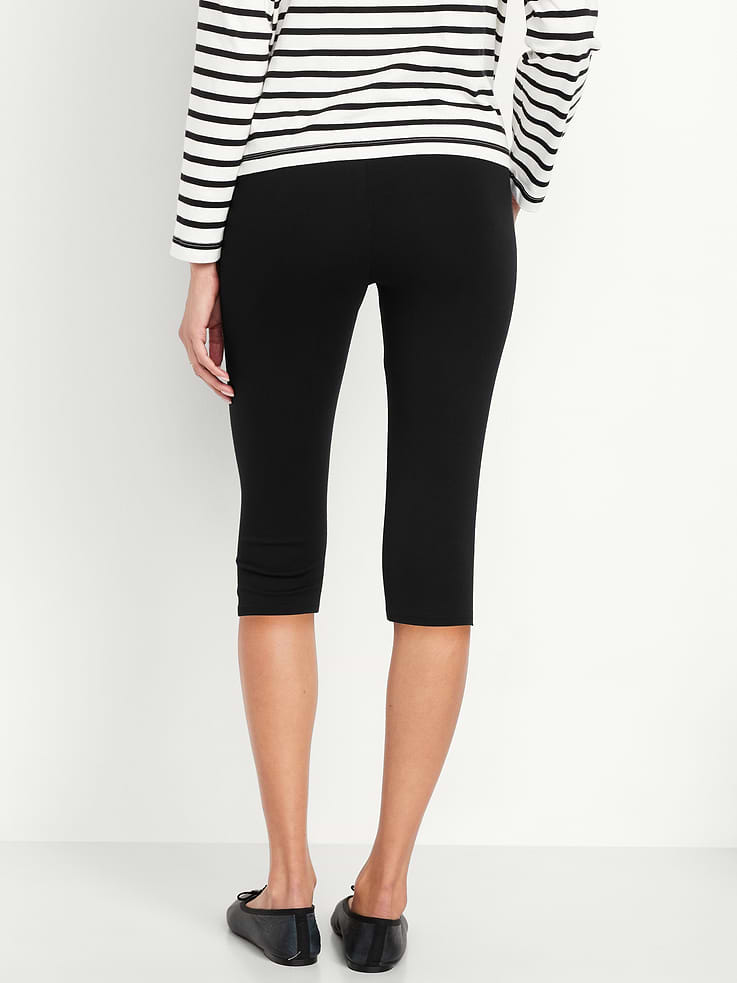 Image number 2 showing, High-Waisted Fashion Layering Capri Legging