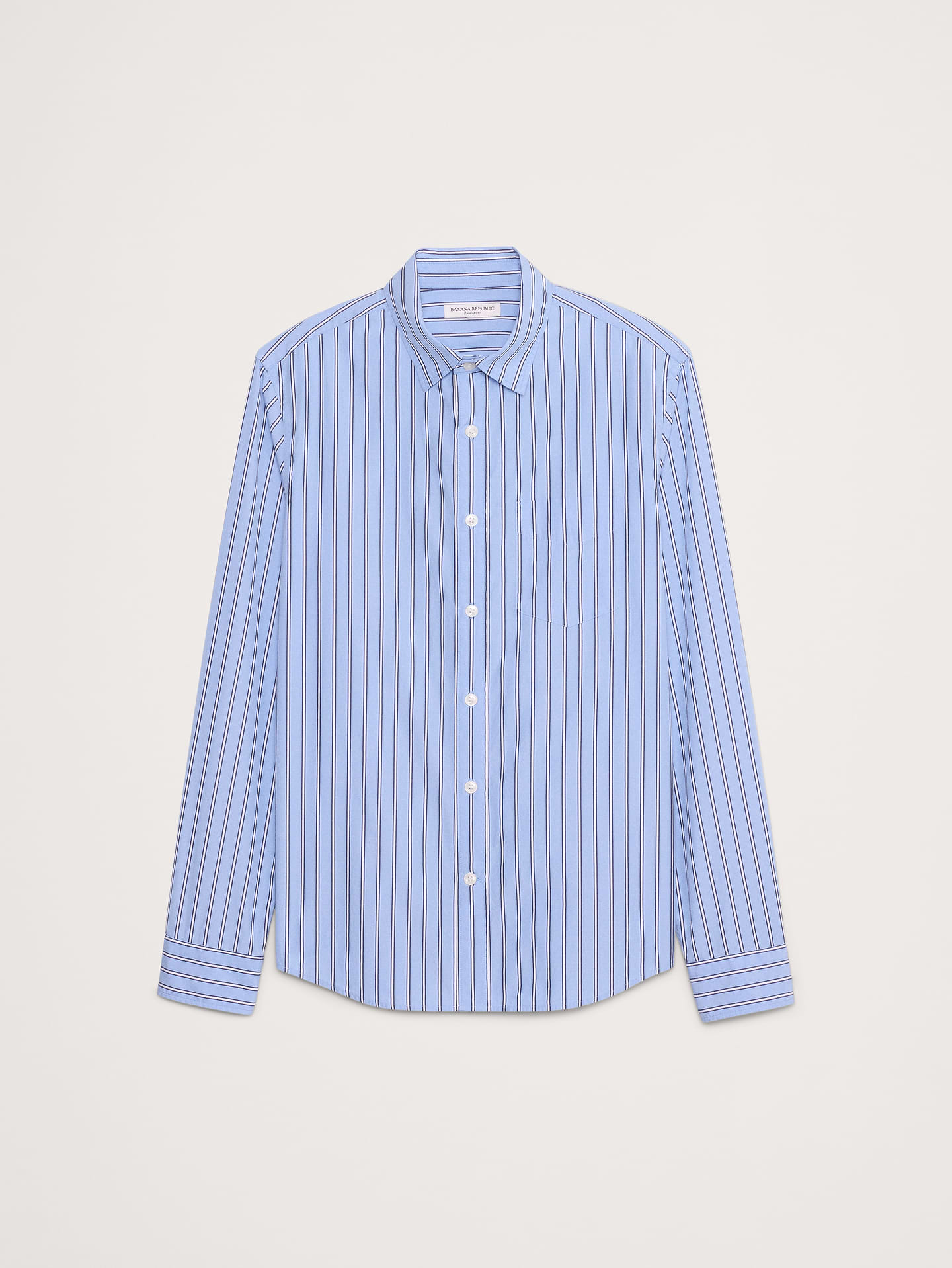 Image number 7 showing, Standard-Fit Washed Cotton Poplin Shirt