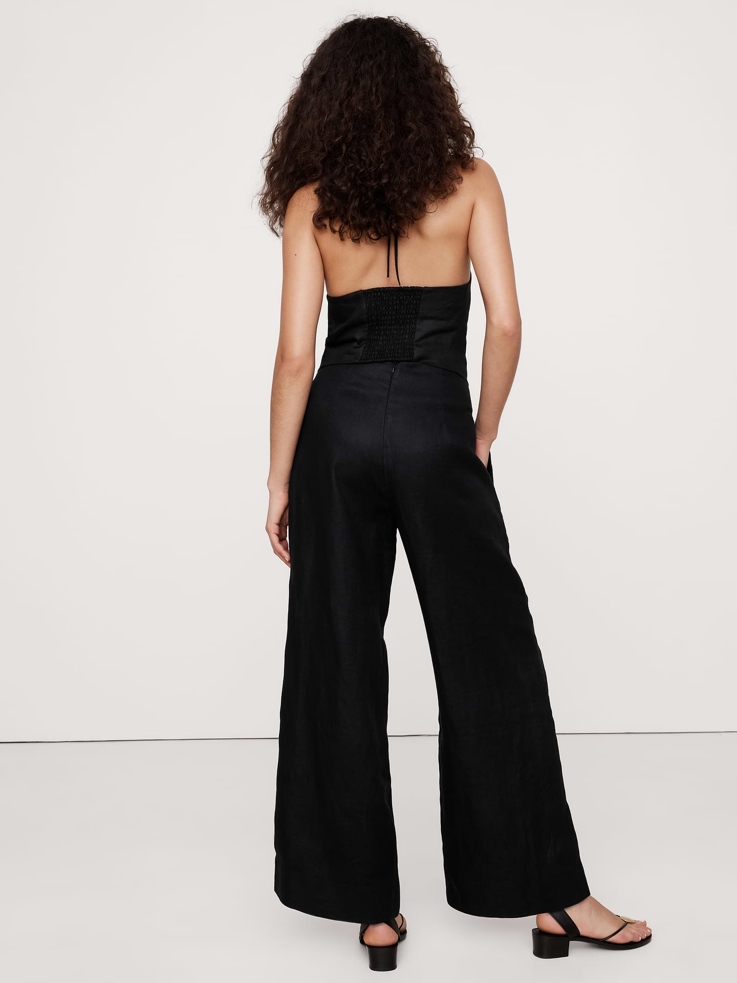 Image number 2 showing, Linen Halter Vest