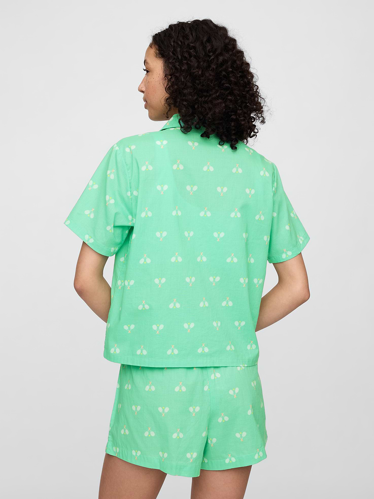 Image 2 of 4, Poplin PJ Shirt