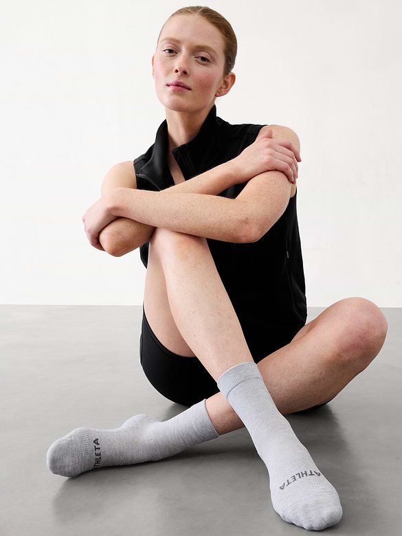 Athleta High Performance Crew Sock