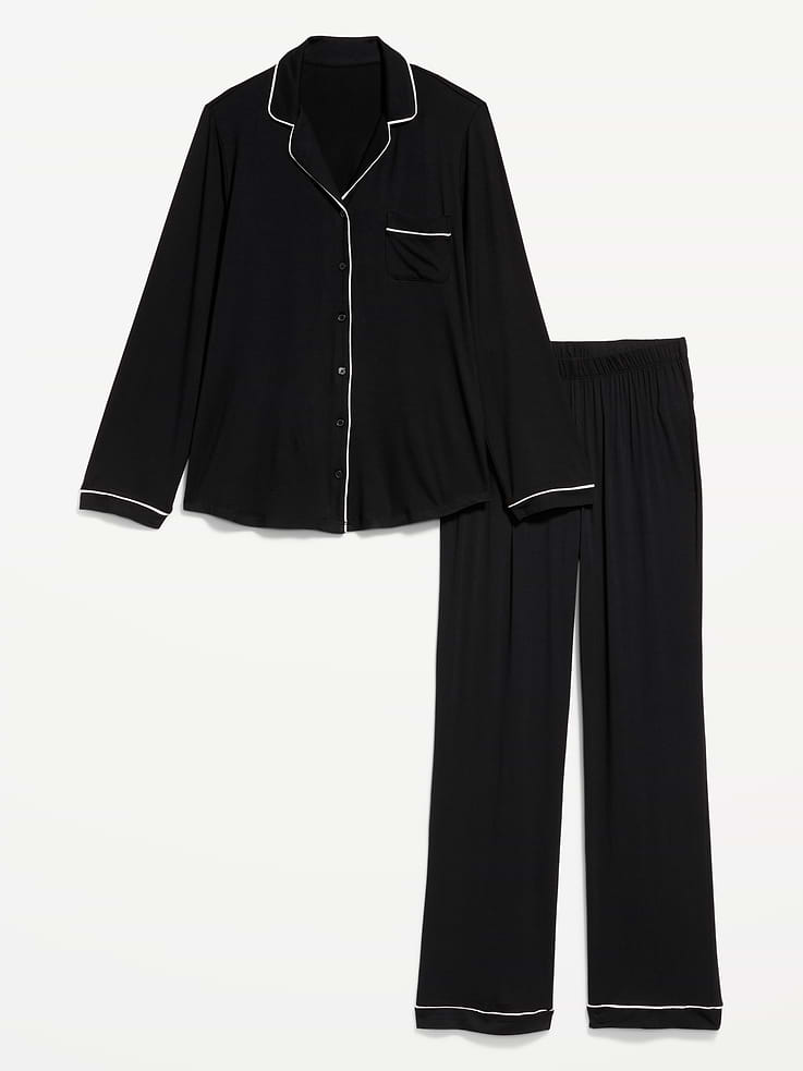 L'image numéro 4 présente Ensemble pantalon en tricot de jersey Grasse matinée