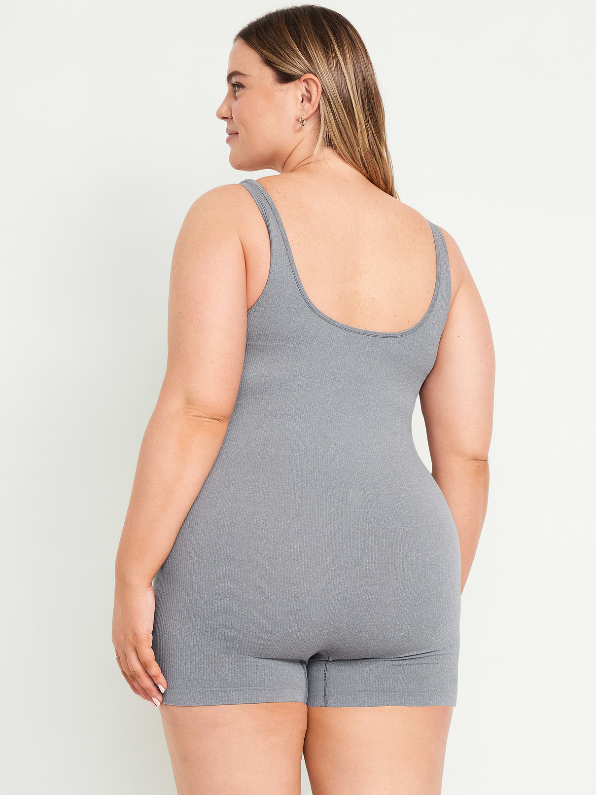 Image number 6 showing, Seamless Ribbed Short Bodysuit