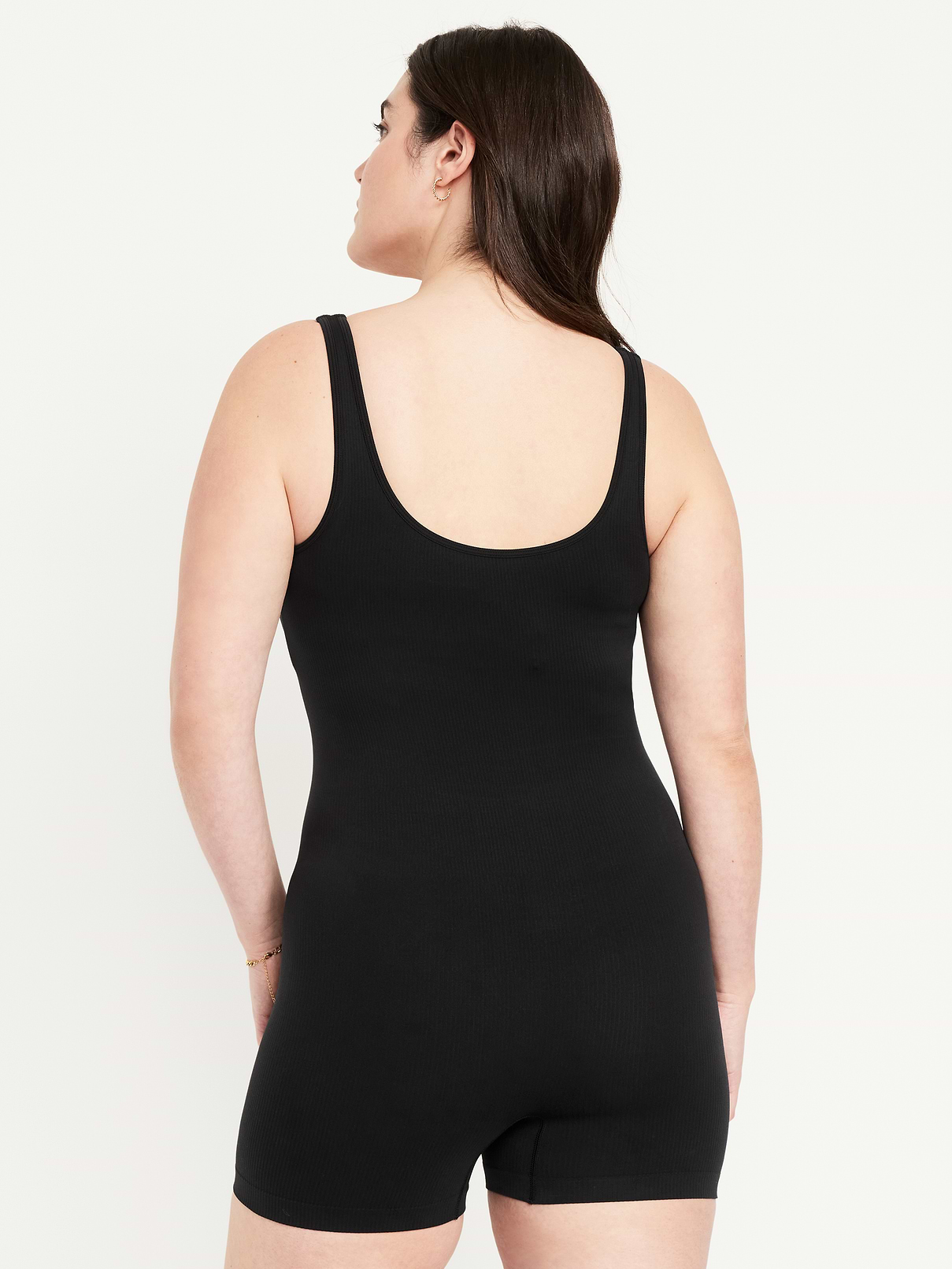 Image number 4 showing, Seamless Ribbed Short Bodysuit