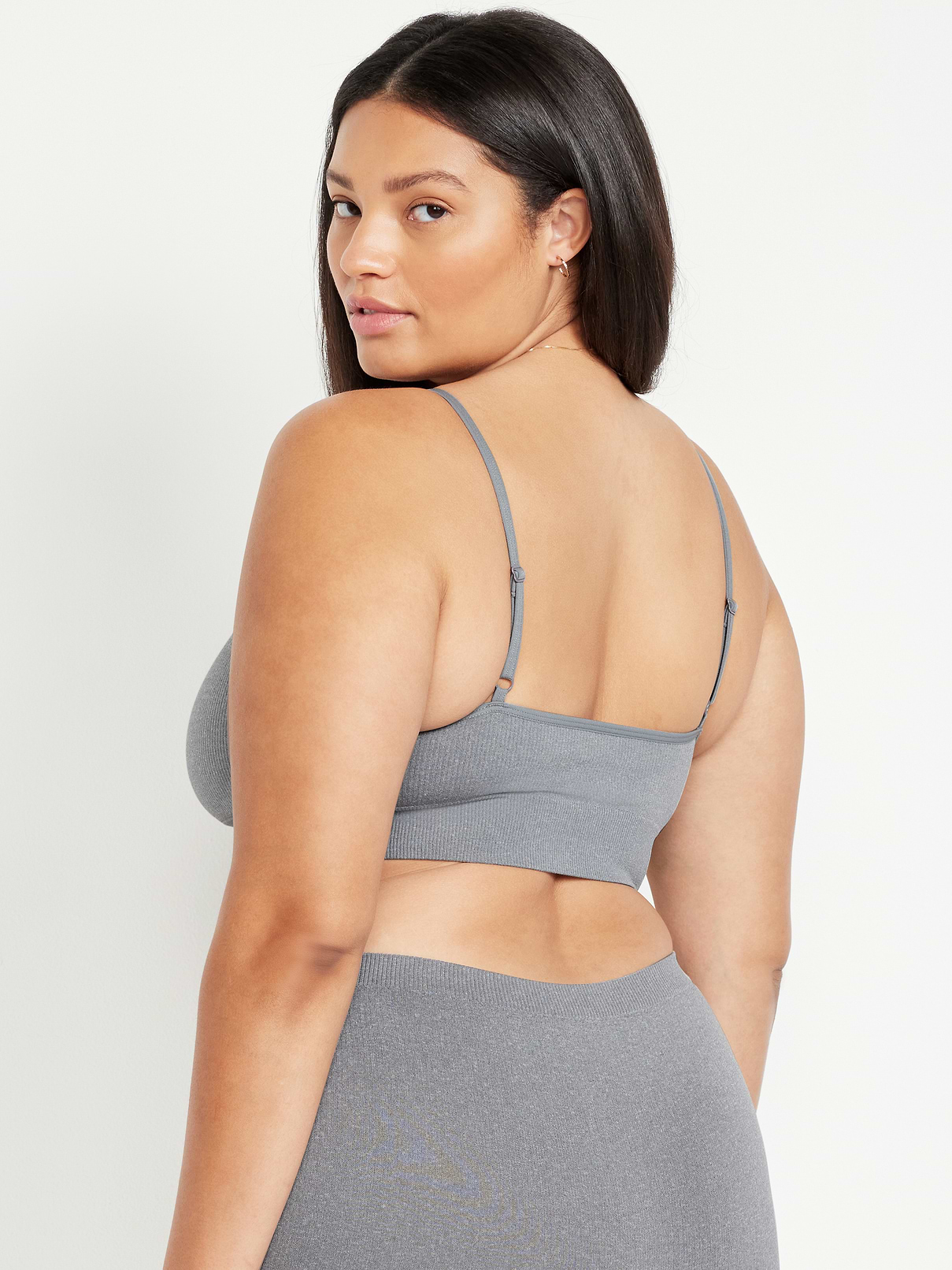 Image number 8 showing, Seamless Ribbed Longline Bra